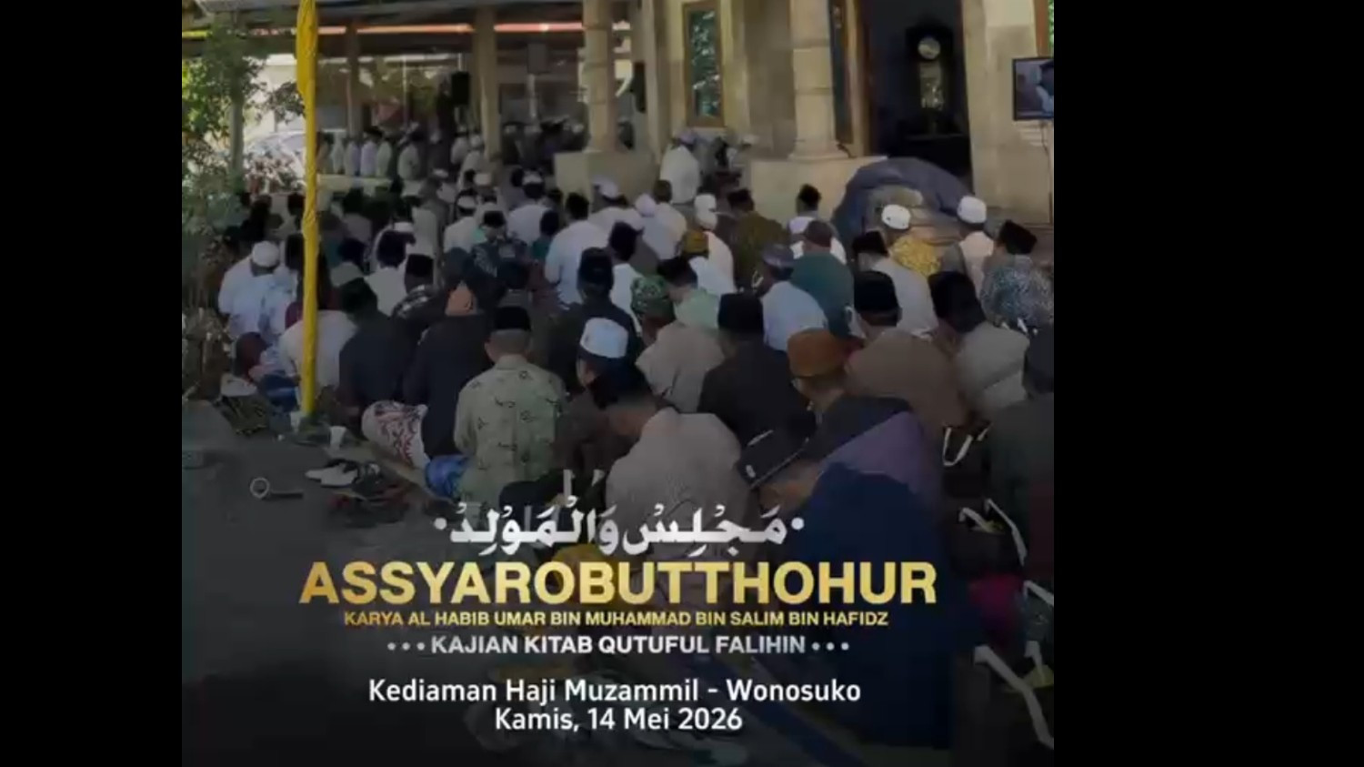 MAJELIS RUTINAN MAULID SYAROBUT THOHUR KAMIS PAGI